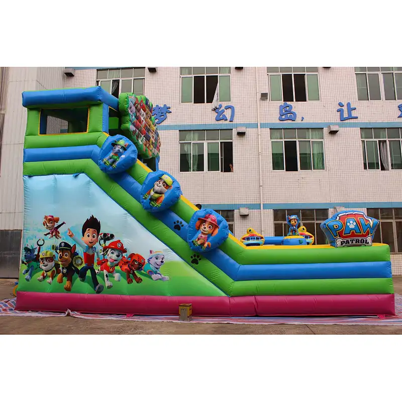 inflatable paw patrol slide-9x6m