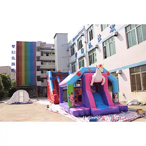 Inflatable unicorn bouncer