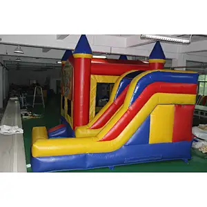 Inflatable basic bouncer with velcro-6x5x4m