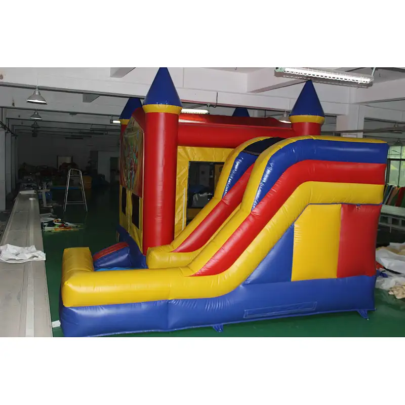 Inflatable basic bouncer with velcro-6x5x4m