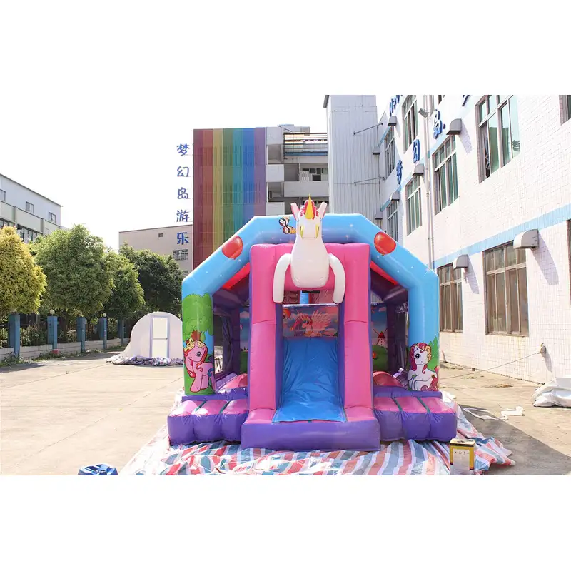 Inflatable unicorn bouncer