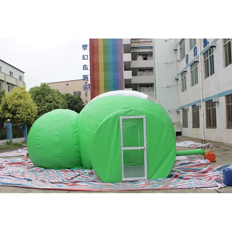 Inflatable green bubble ball-4+2.5+2m