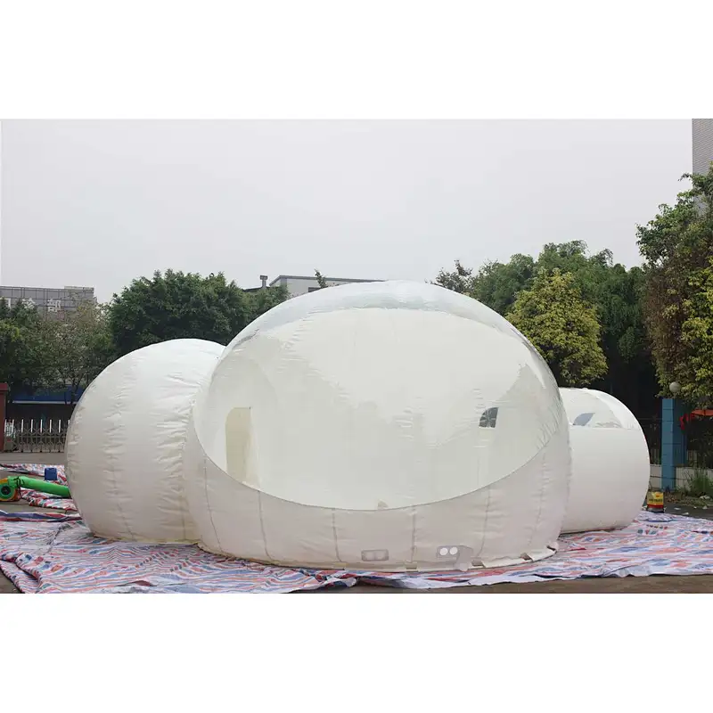 Inflatable white bubble ball-5+3+2m
