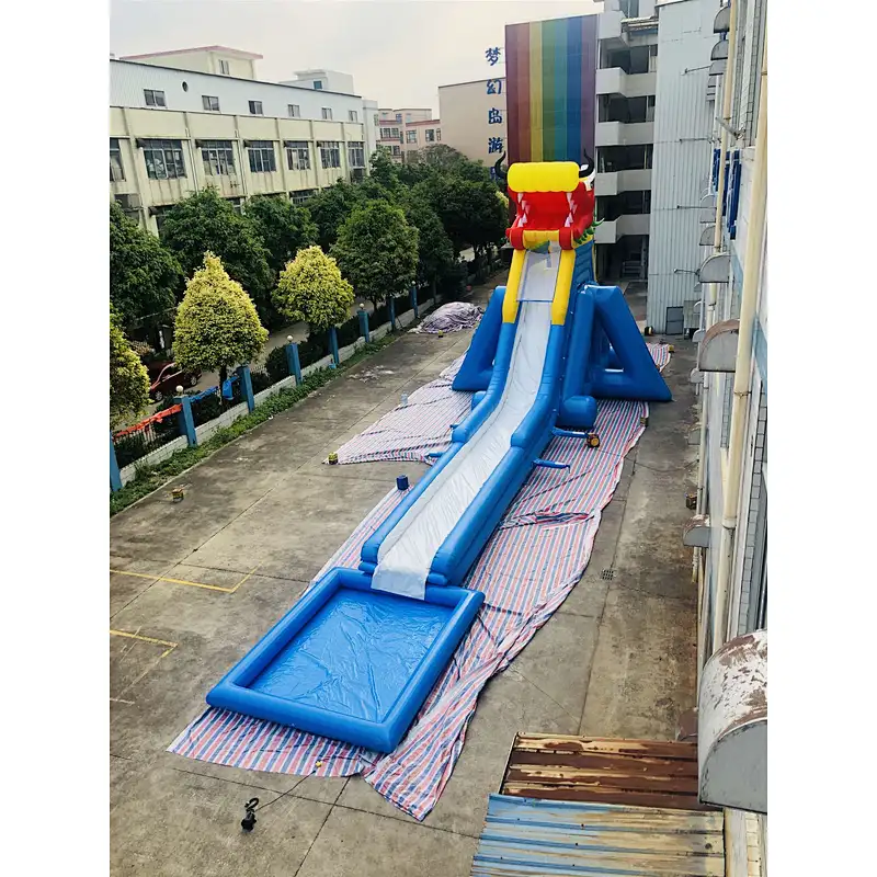 inflatable giant water slide-30x9x8m