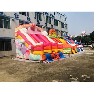 inflatable candy theme water slide-6x4.5x5.5m