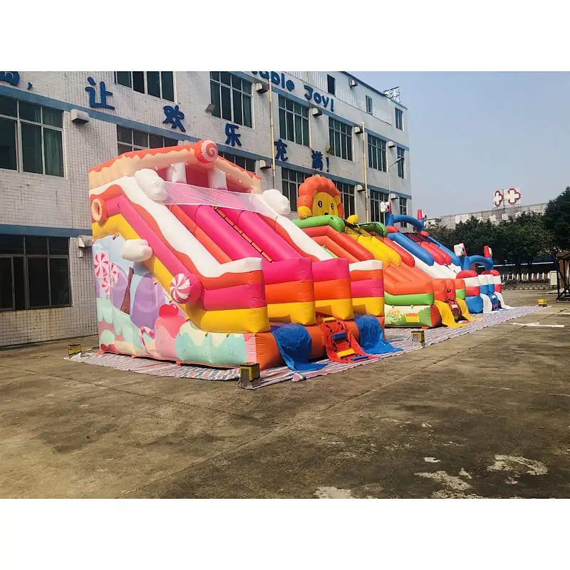 inflatable candy theme water slide-6x4.5x5.5m