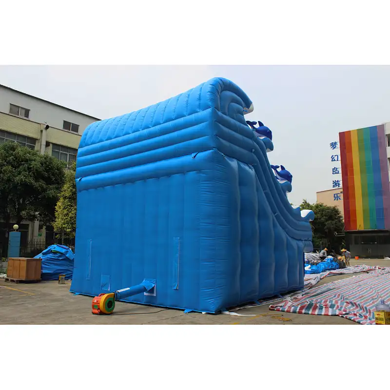 inflatable wave slide-8x6x7m