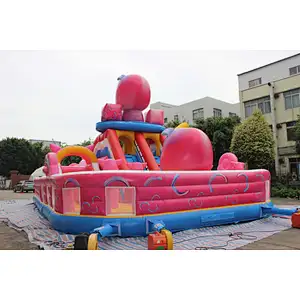 Inflatable piggy fun city-16x8x7m