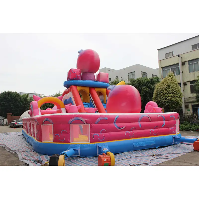 Inflatable piggy fun city-16x8x7m
