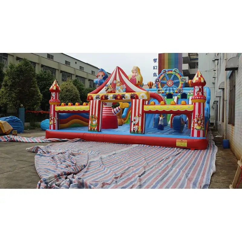 Inflatable Ferris wheel theme slide-20x10x7m