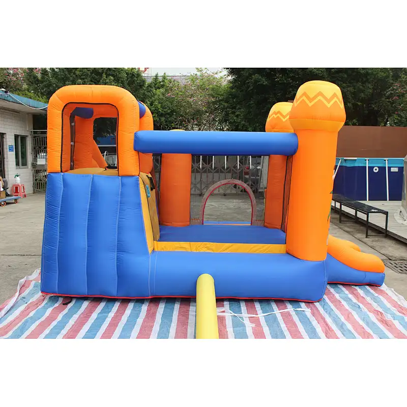 inflatable oxford cloth bouncer with slide-340x340x215cm