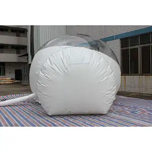 Inflatable white bubble ball-Dia:4m Tunnel:1.5m