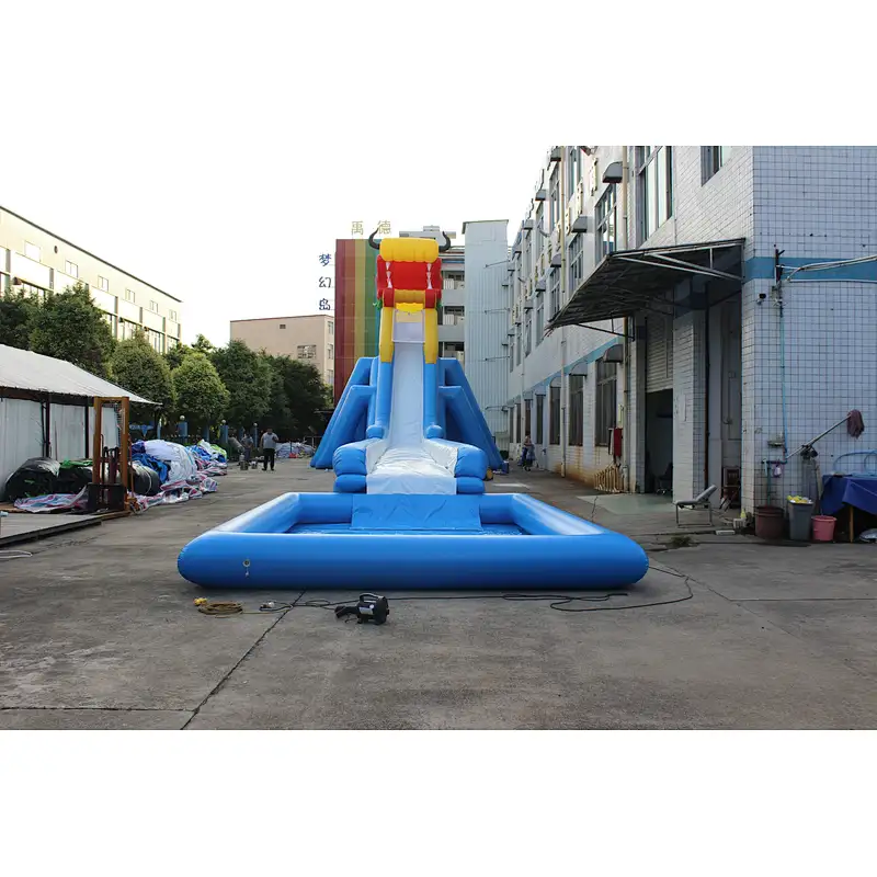 Inflatable giant water slide-42x10x10m