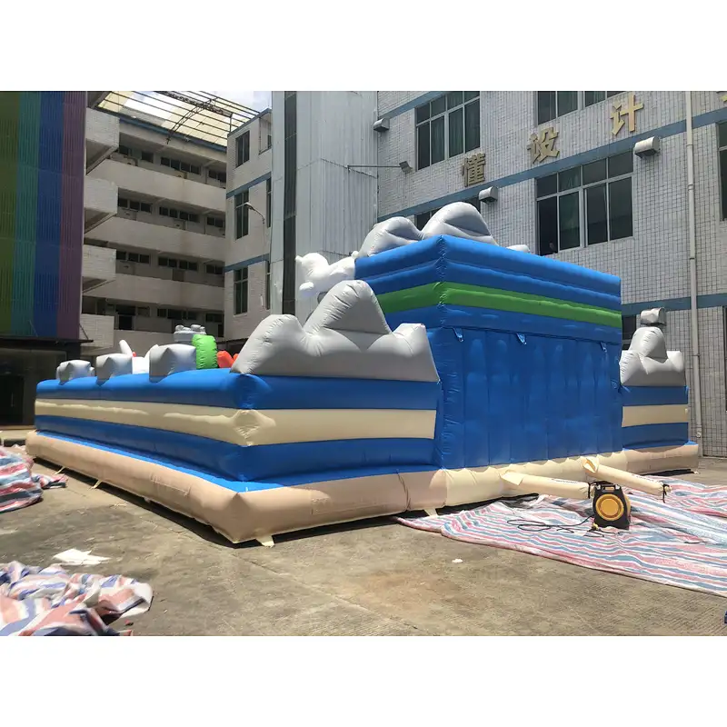 Inflatable bunny theme fun city-10x11x4.8m