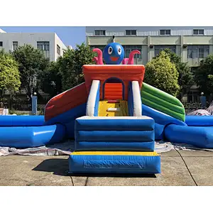 Inflatable octopus water slide-16x10m