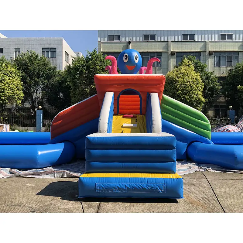 Inflatable octopus water slide-16x10m