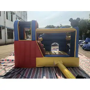 Inflatable mickey and minnie theme bouncer-4x3x2.3m