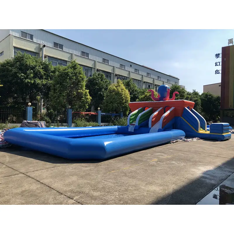 Inflatable octopus water slide-16x10m