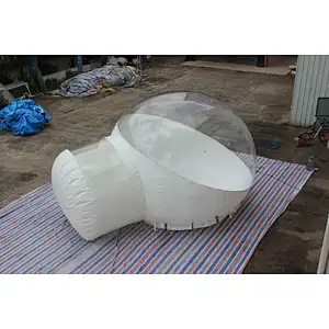 Inflatable white bubble ball-Dia:4m Tunnel:1.5m
