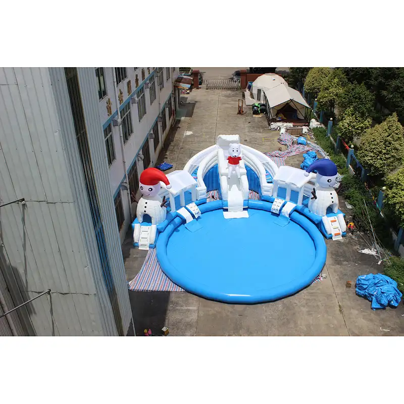 inflatable snow globe water park-Dia:16m