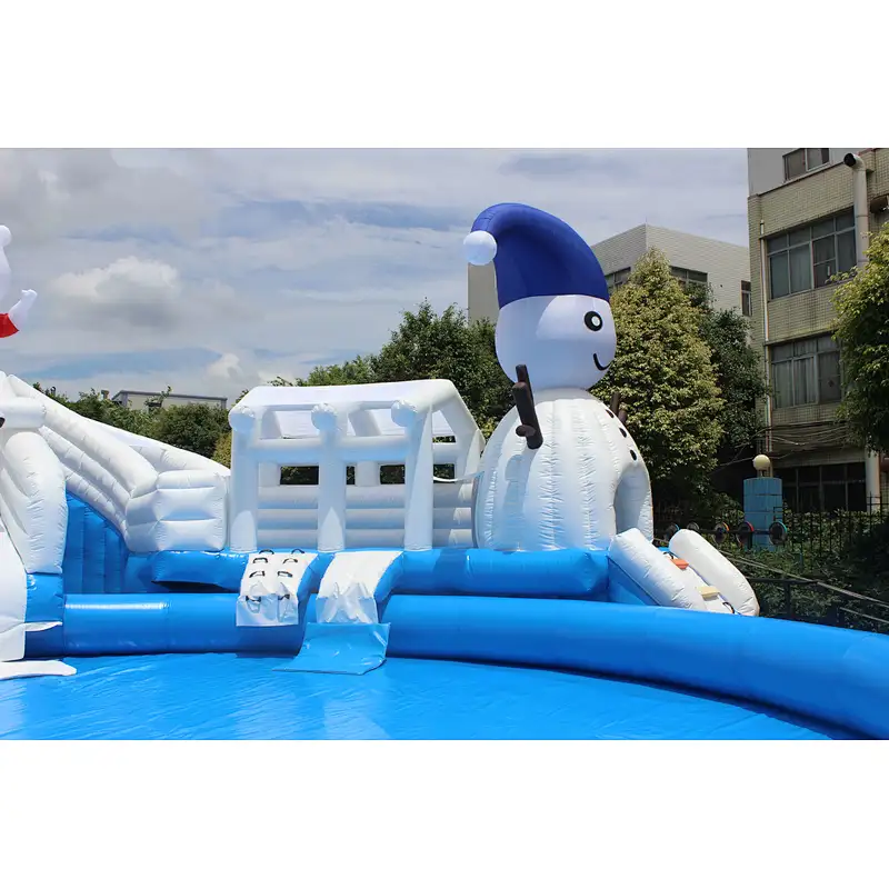 inflatable snow globe water park-Dia:16m