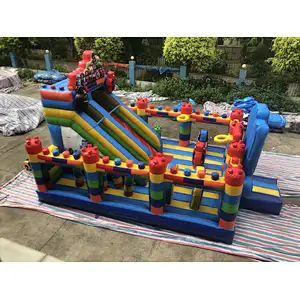 Captain America theme logo bouncer-8x5x5m
