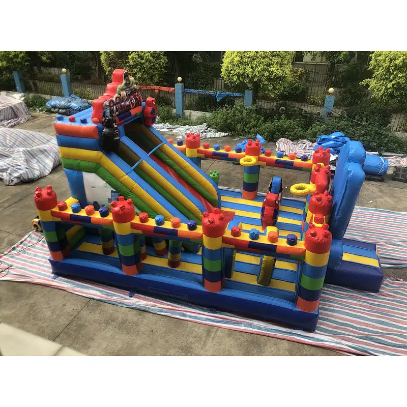 Captain America theme logo bouncer-8x5x5m
