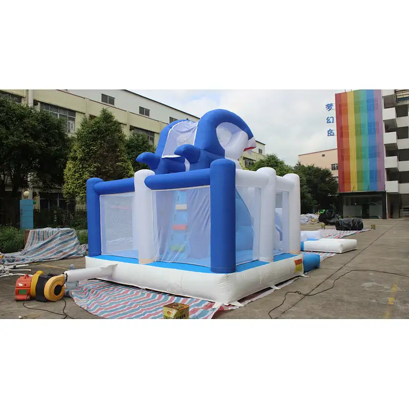 Inflatable shark theme combo-9x4x.5m