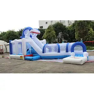 Inflatable shark theme combo-9x4x.5m