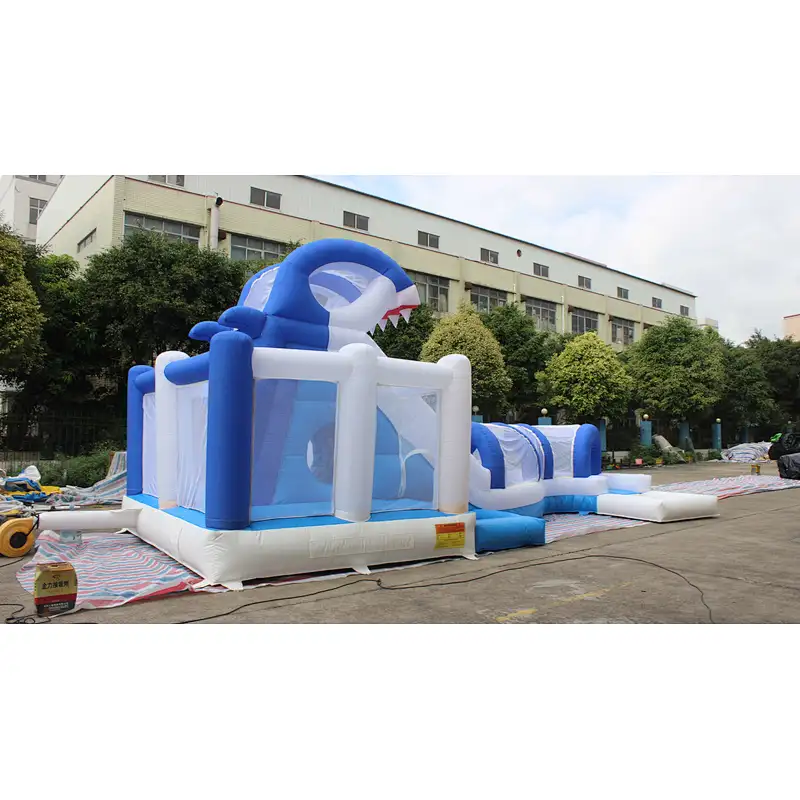 Inflatable shark theme combo-9x4x.5m