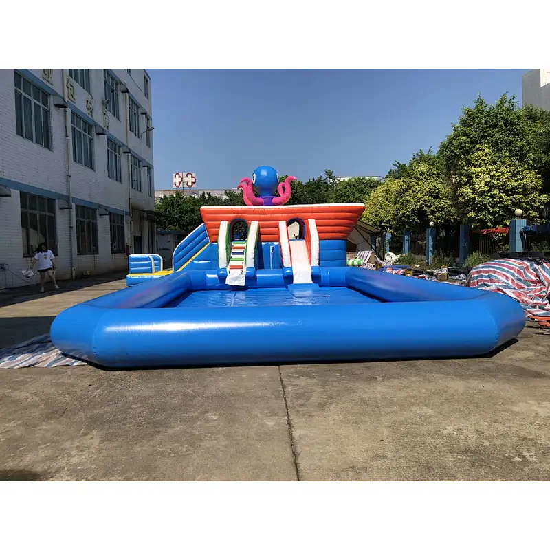 Inflatable octopus water slide-16x10m