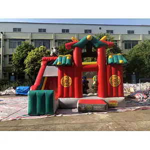 Inflatable ninja theme bouncer-5x5x4.2m
