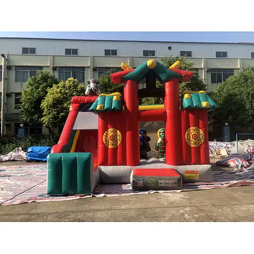 Inflatable ninja theme bouncer-5x5x4.2m