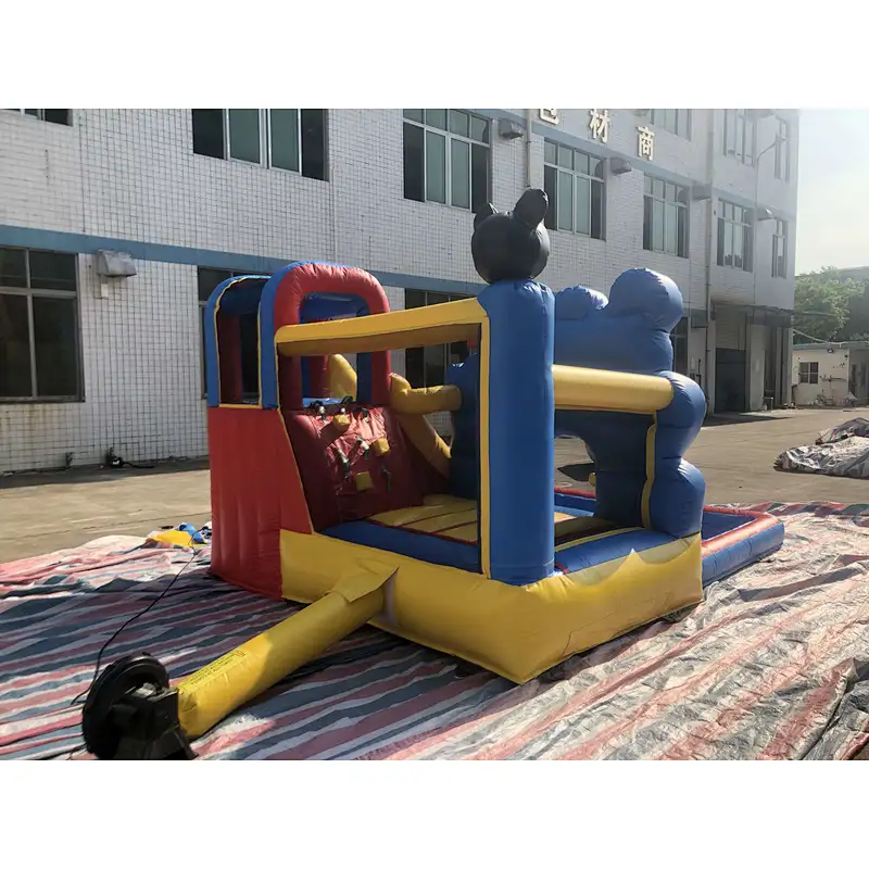 Inflatable mickey and minnie theme bouncer-4x3x2.3m