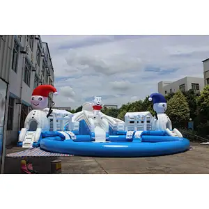 inflatable snow globe water park-Dia:16m