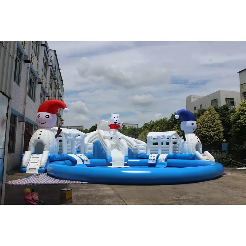 inflatable snow globe water park-Dia:16m