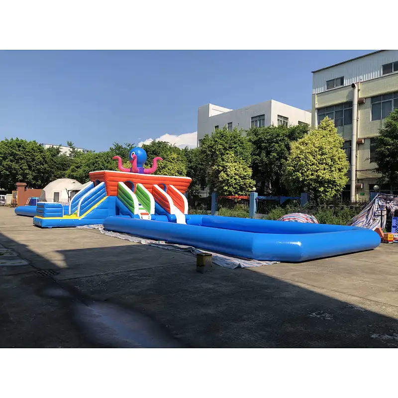 Inflatable octopus water slide-16x10m