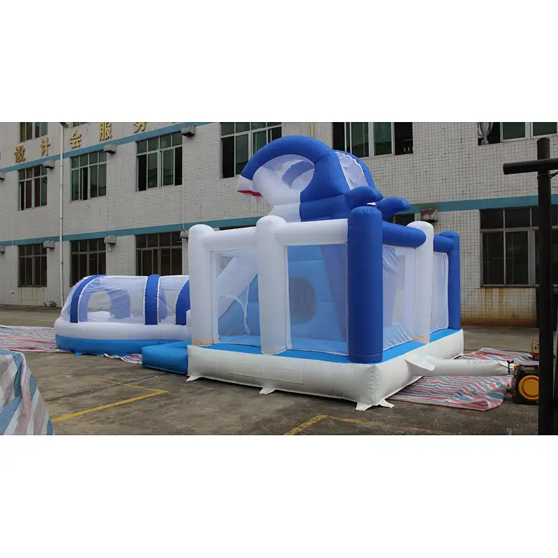 Inflatable shark theme combo-9x4x.5m