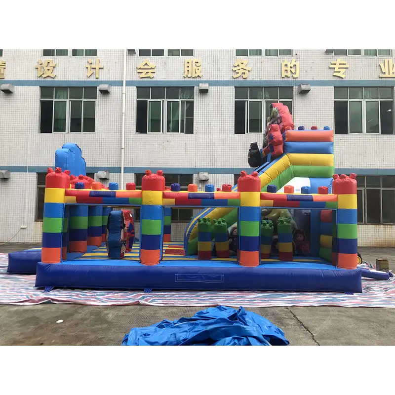 Captain America theme logo bouncer-8x5x5m