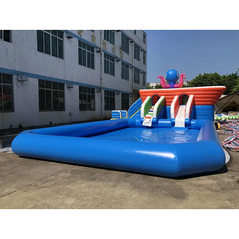 Inflatable octopus water slide-16x10m