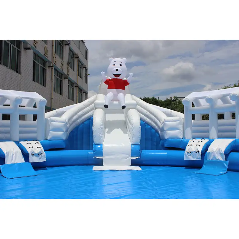 inflatable snow globe water park-Dia:16m