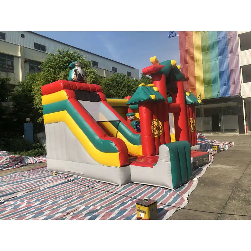 Inflatable ninja theme bouncer-5x5x4.2m