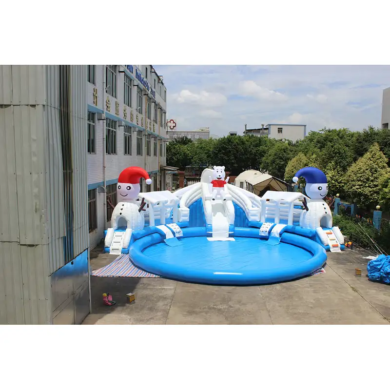 inflatable snow globe water park-Dia:16m