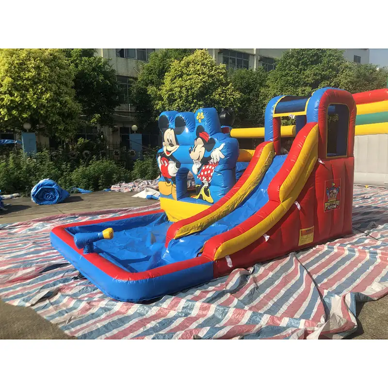 Inflatable mickey and minnie theme bouncer-4x3x2.3m