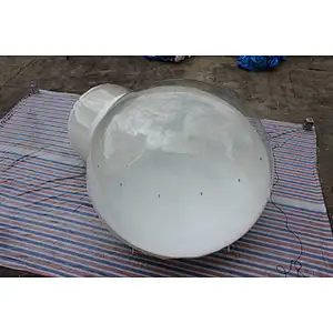 Inflatable white bubble ball-Dia:4m Tunnel:1.5m