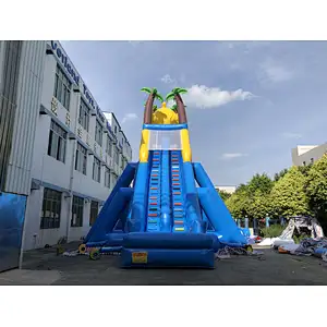 inflatable giant bear water slide-42x10x10m