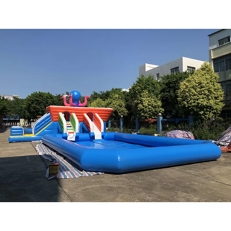 Inflatable octopus water slide-16x10m