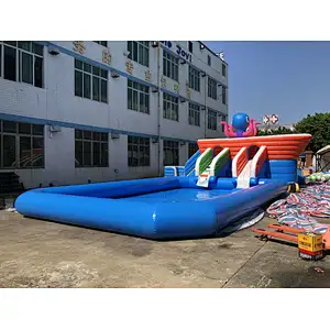 Inflatable octopus water slide-16x10m