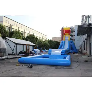Inflatable giant water slide-42x10x10m