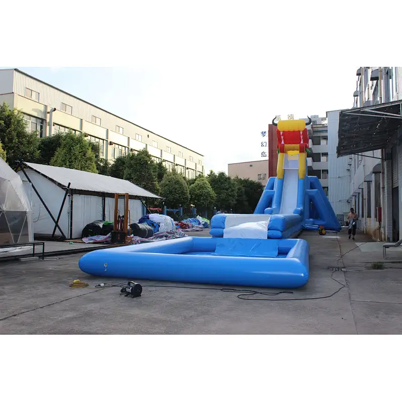 Inflatable giant water slide-42x10x10m